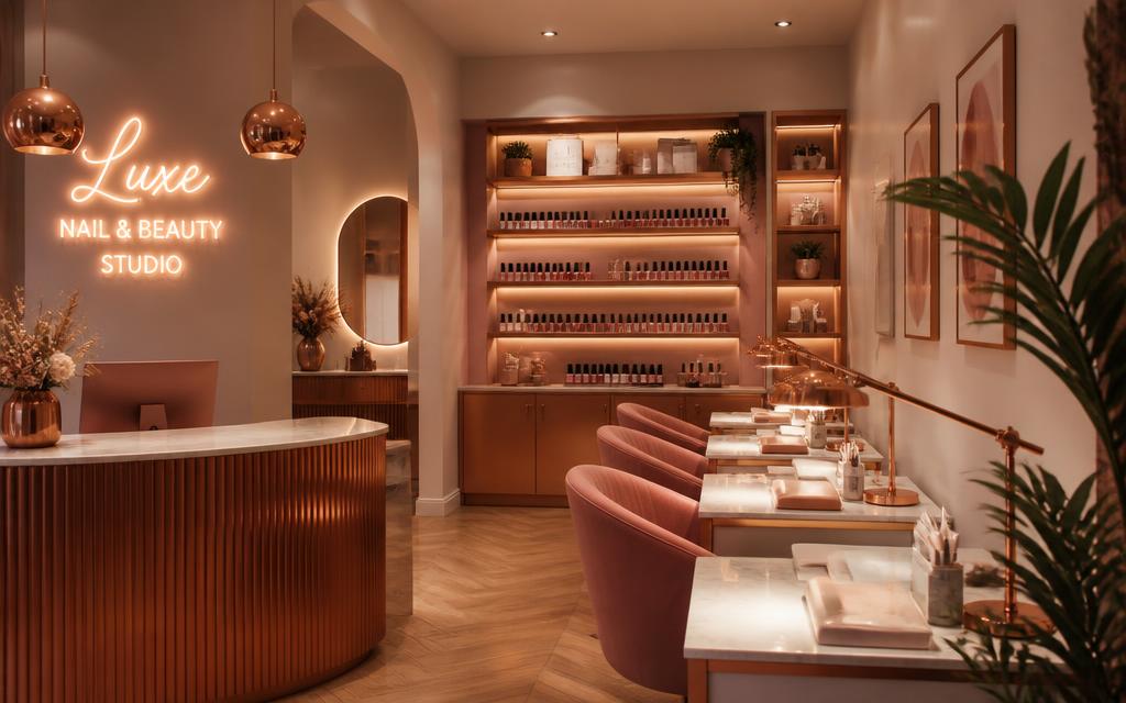 Luxe Nail Studio interior